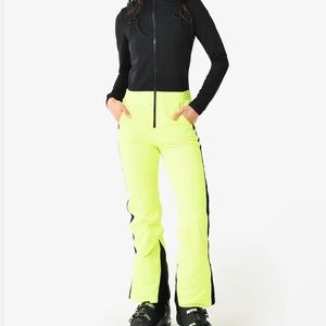 Aztech Mountain Top to Bottom Bib Ski Pants Neon Yellow